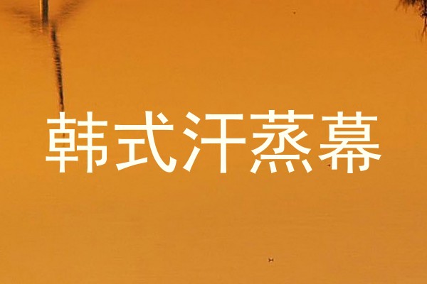 韩式汗蒸幕