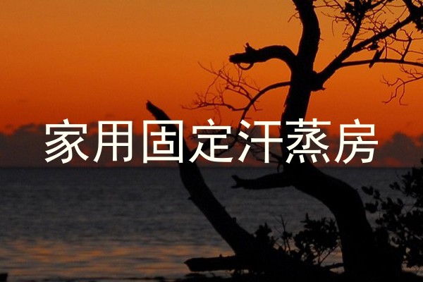 家用固定汗蒸房