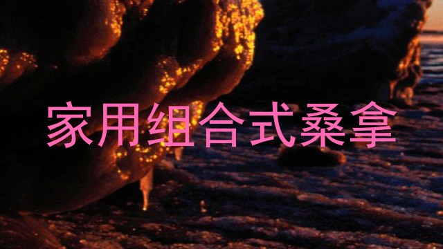 家用组合式桑拿