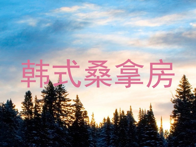 韩式桑拿房
