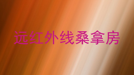 远红外线桑拿房