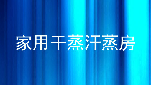 家用干蒸汗蒸房