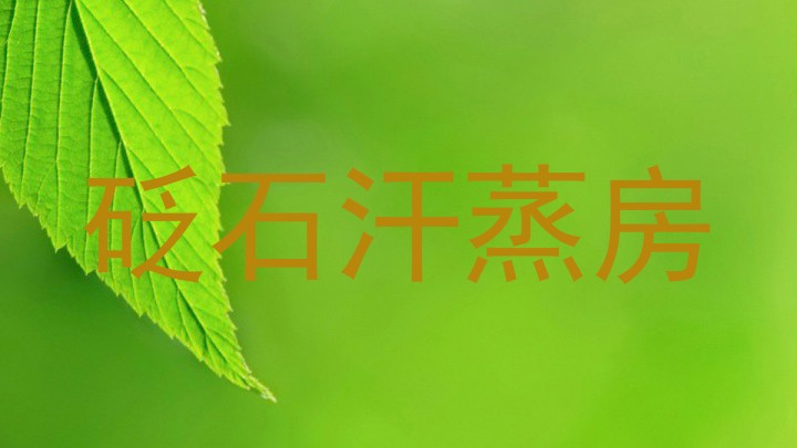 砭石汗蒸房
