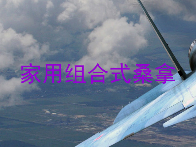 家用组合式桑拿
