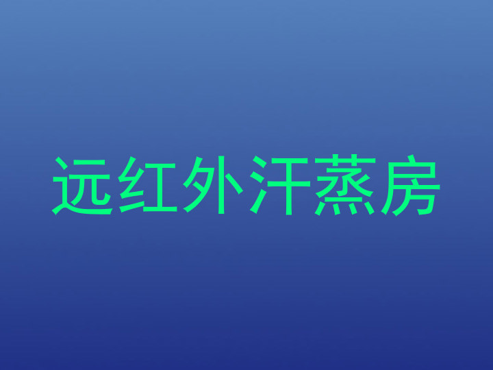 远红外汗蒸房
