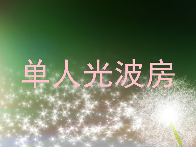 单人光波房