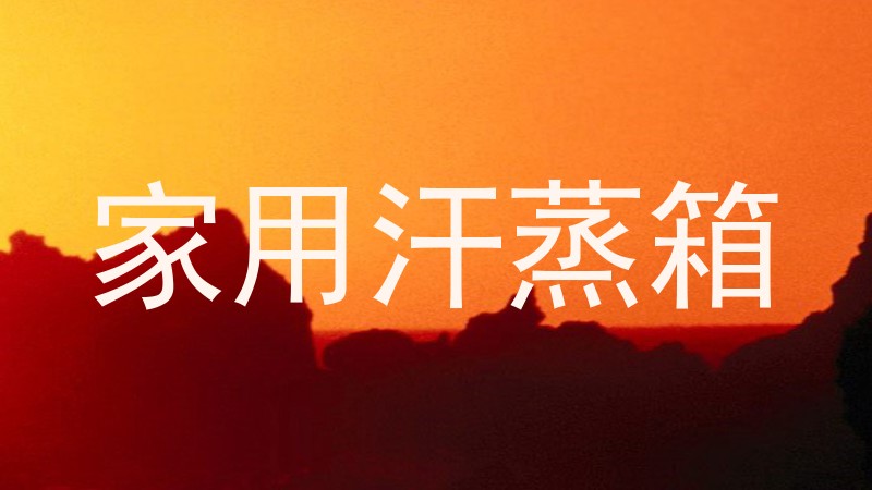 家用汗蒸箱