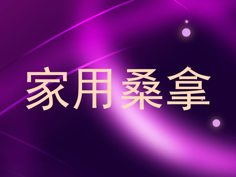 家用桑拿