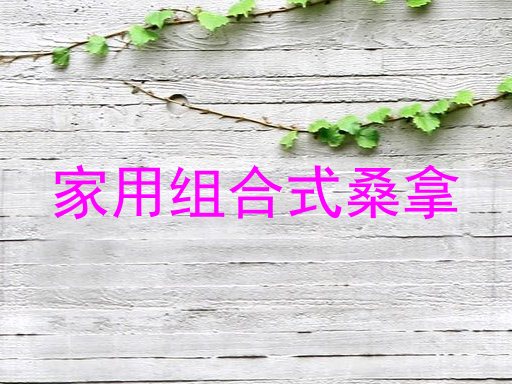 家用组合式桑拿