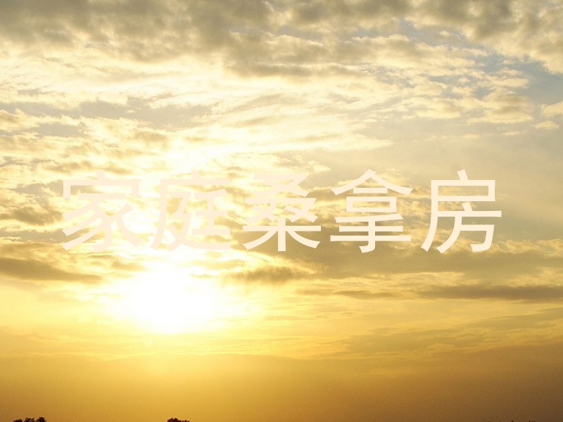 家庭桑拿房