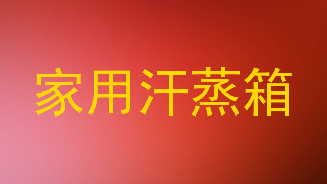 家用汗蒸箱