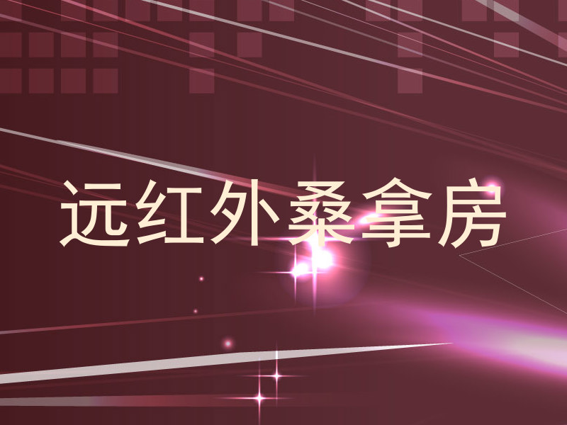 远红外桑拿房