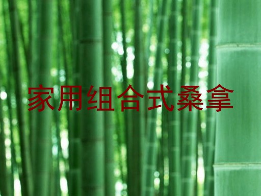 家用组合式桑拿
