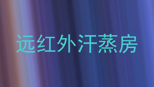 远红外汗蒸房
