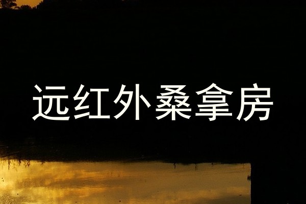 远红外桑拿房