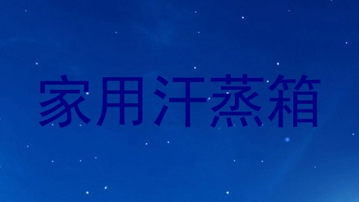家用汗蒸箱