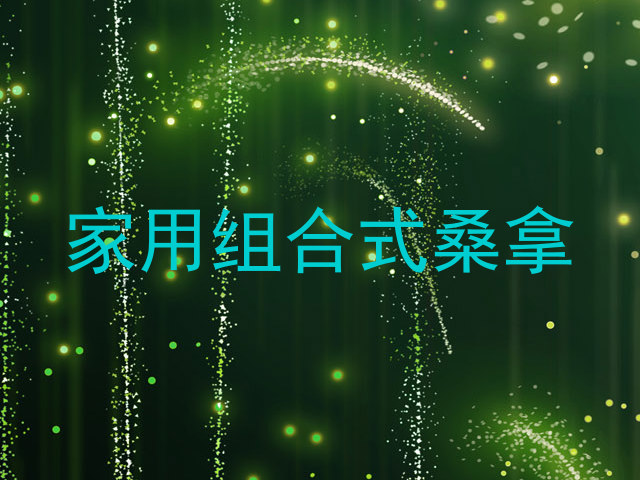 家用组合式桑拿