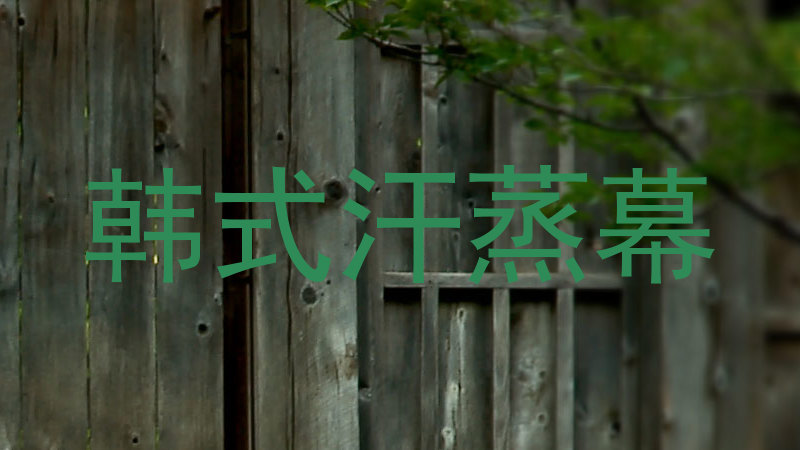 韩式汗蒸幕