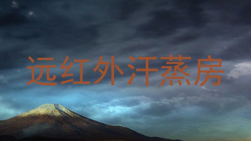 远红外汗蒸房
