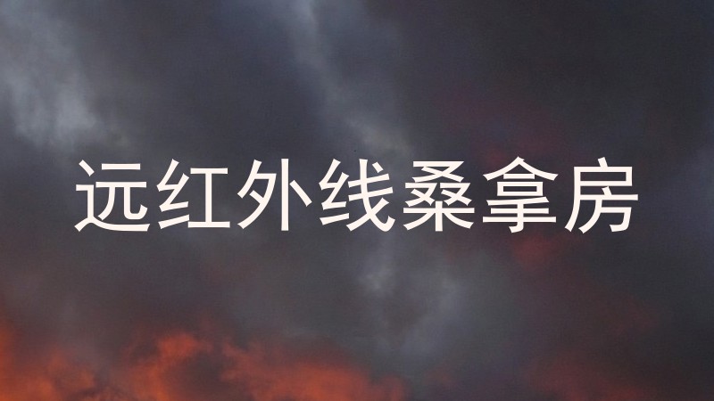 远红外线桑拿房