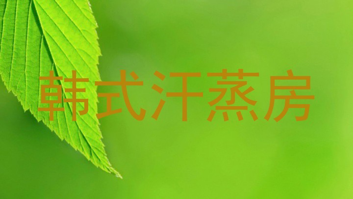 韩式汗蒸房