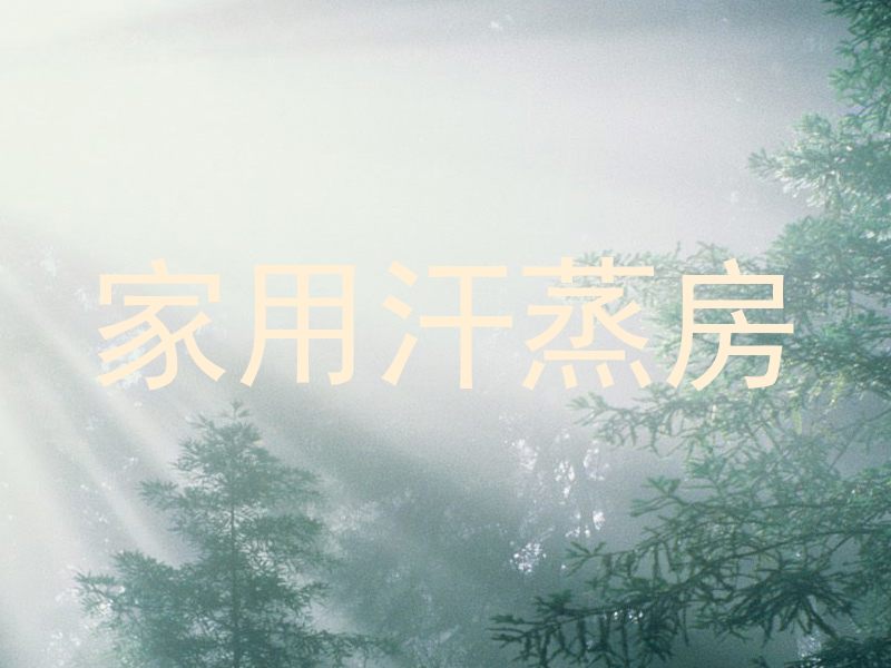 家用汗蒸房