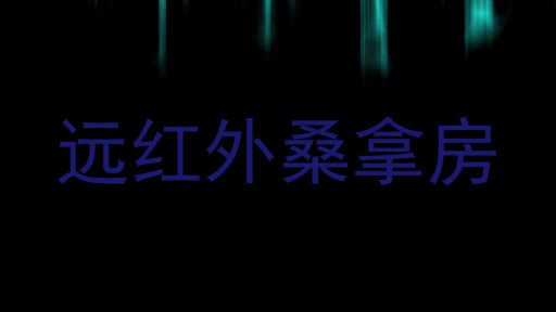 远红外桑拿房