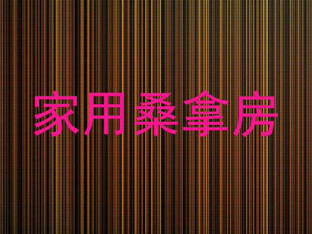 家用桑拿房