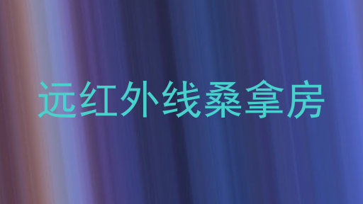 远红外线桑拿房