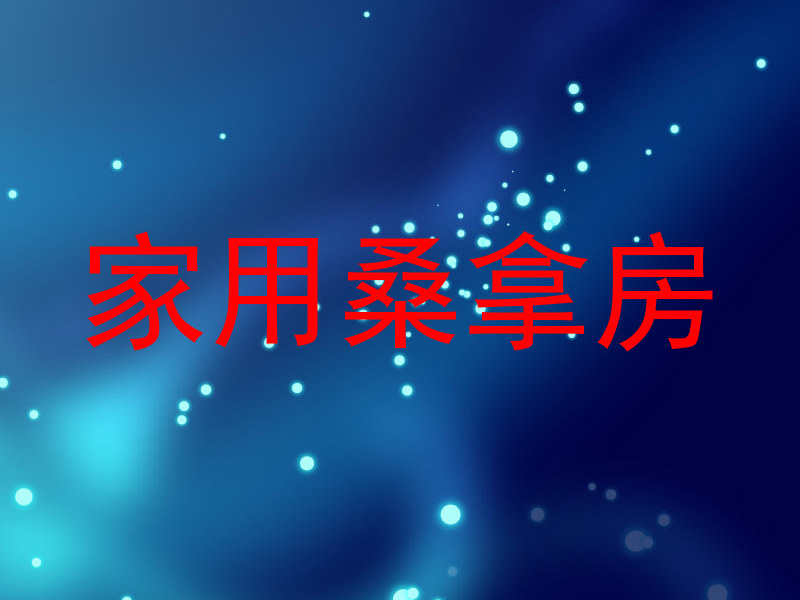 家用桑拿房