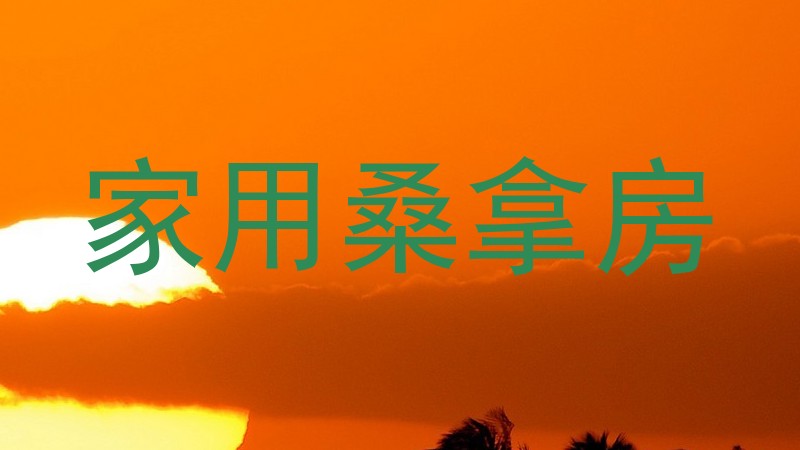 家用桑拿房