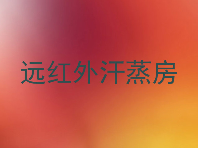 远红外汗蒸房