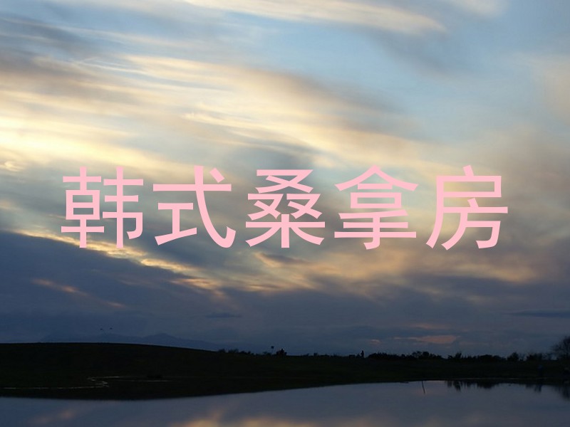 韩式桑拿房