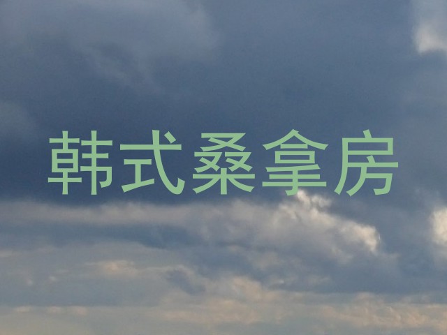 韩式桑拿房