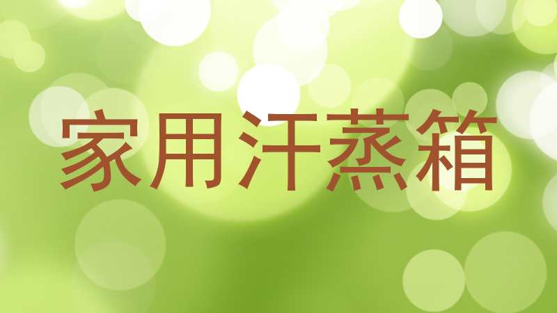 家用汗蒸箱