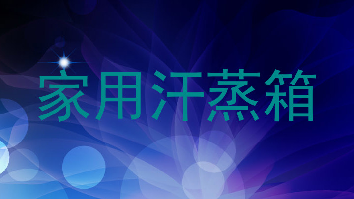 家用汗蒸箱