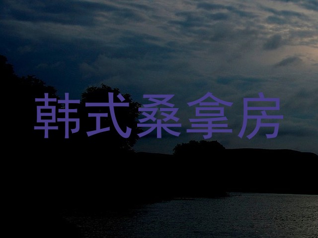 韩式桑拿房