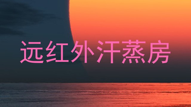 远红外汗蒸房