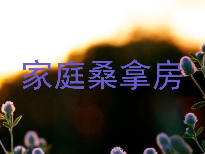 家庭桑拿房