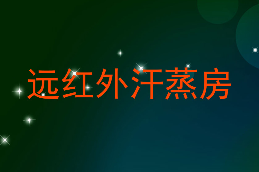 远红外汗蒸房