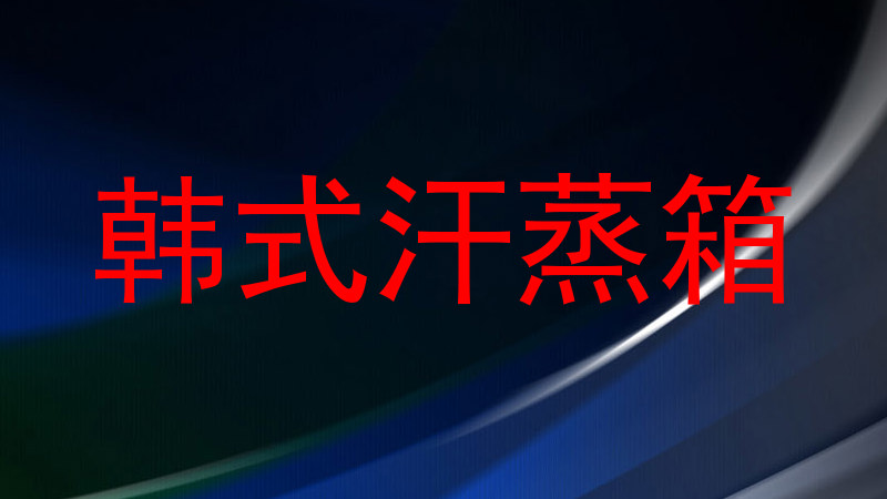 韩式汗蒸箱