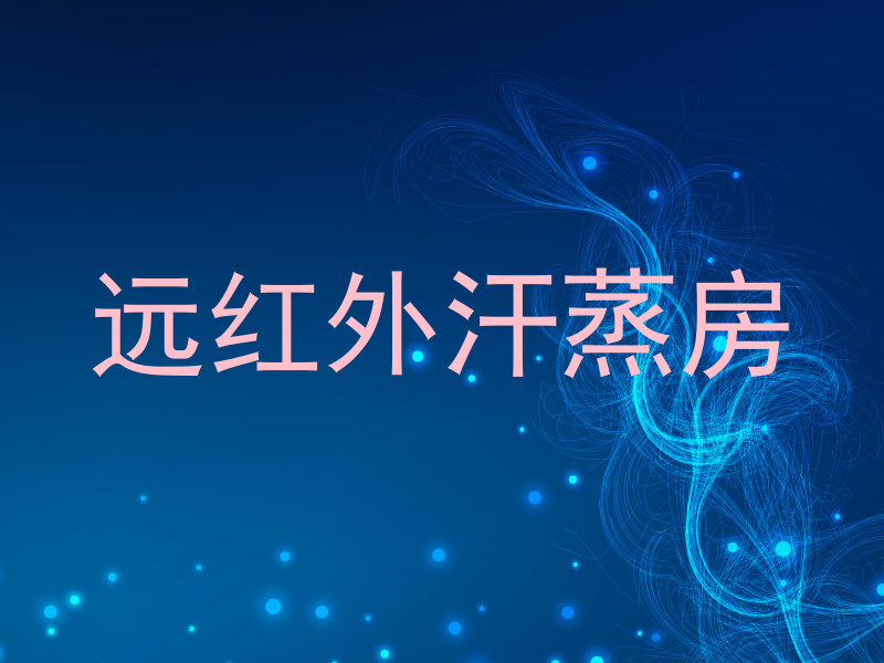 远红外汗蒸房