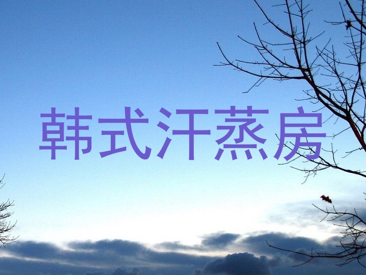 韩式汗蒸房