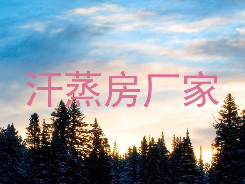 汗蒸房厂家