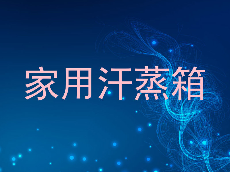 家用汗蒸箱