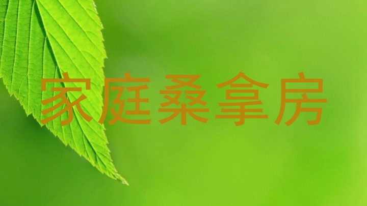 家庭桑拿房