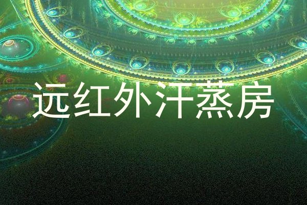 远红外汗蒸房