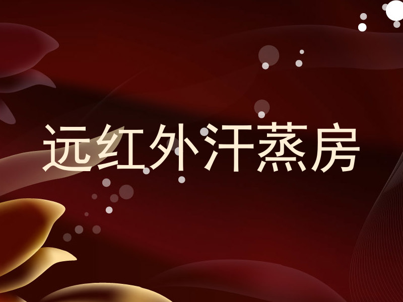 远红外汗蒸房
