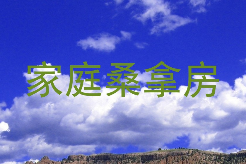 家庭桑拿房