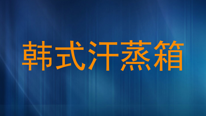 韩式汗蒸箱